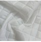 Quilted Fabric Lining Box Design White4