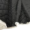 Quilted Fabric Lining Box Design Black1