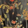 Chinese Brocade Fabric Black3