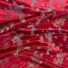 Chinese Brocade Fabric BlackRed2