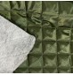 Quilted Fabric Lining 2 Inch Box Design Olive4