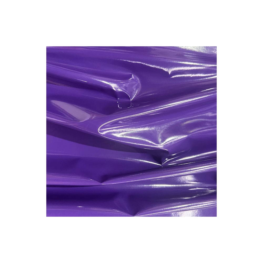 Shiny Gloss PVC Fabric Purple2
