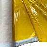 Shiny Gloss PVC Fabric Pink Yellow1