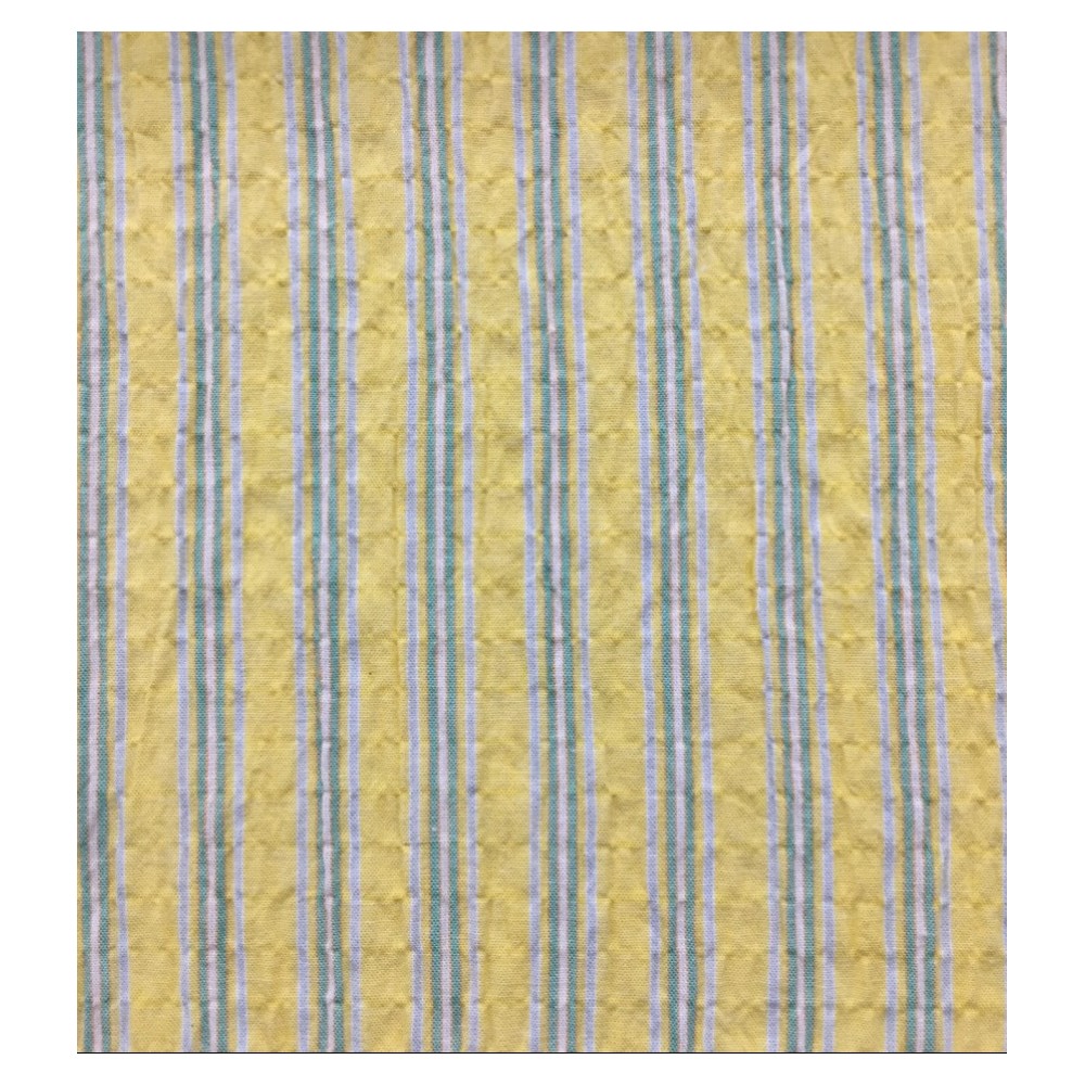 100% Cotton Shirting Gold Stripes