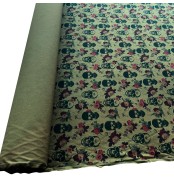 Dry Waxed Skulls Fabric