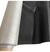 Clearance Black Woven Leatherette Fabric