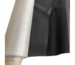 Clearance Black Woven Leatherette Fabric