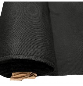 10 meter lengths BLACK 17.5oz Waxed Cotton Fabric Canvas Rugged Twill