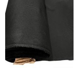10 meter lengths BLACK 17.5oz Waxed Cotton Fabric Canvas Rugged Twill