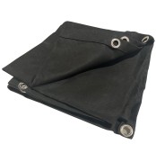 140z Waterproof 100% Cotton Canvas Tarpaulin Covers Waxed Black