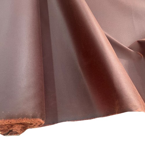 Cotton Canvas Waxed Fabric Chestnut1