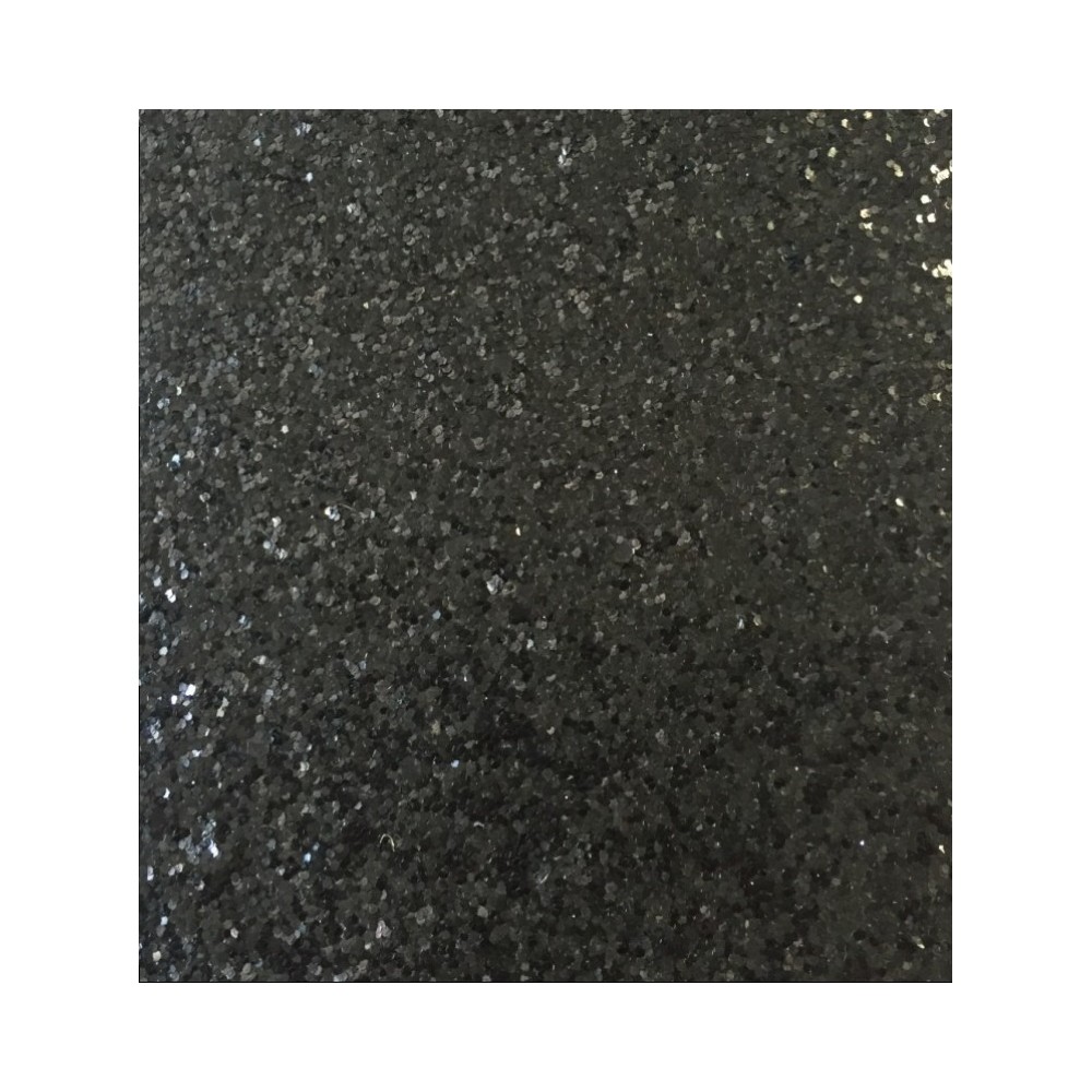 Dazzle Glitter Fabric For Wallcoverings Black