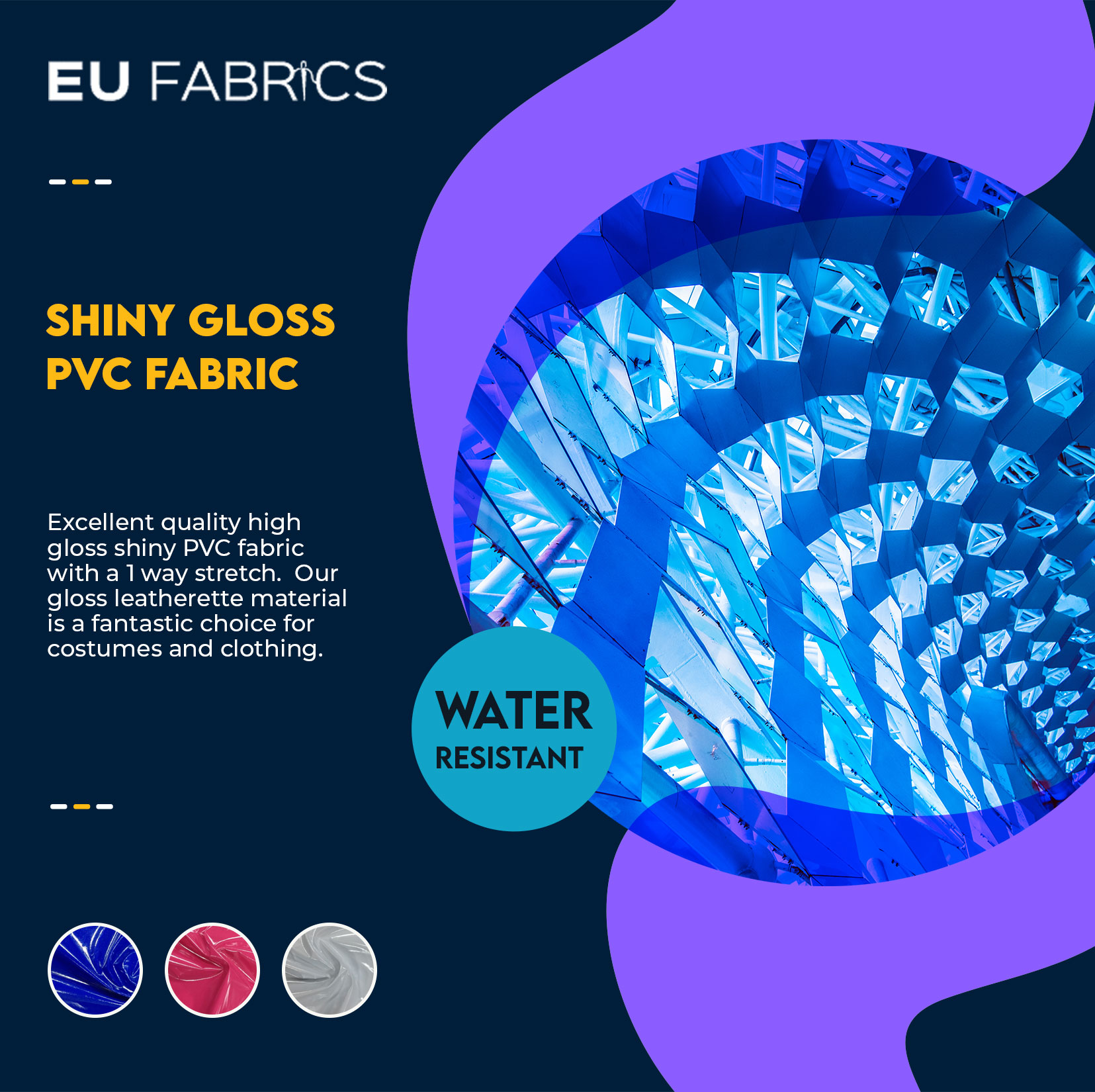 Shiny Gloss PVC Fabric