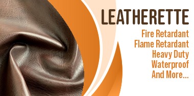 Leatherette fabrics for contract and Domestic use