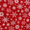 Red Snowflakes8042