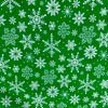 Green Snowflakes 8042